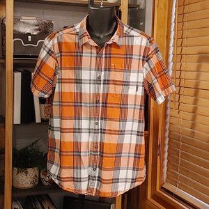 .COLUMBIA BUTTON-DOWN SS WITH POCKET